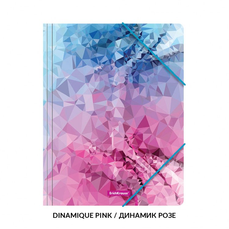 Папка ПВЦ со ластик шарена Erich Krause